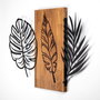 Wallity Triple Leaves - 384 Nogal y Negro